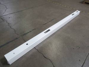 lot 39 image: Veranda Anderson 5 in. x 5 in. x 9 ft. White Vinyl Fence Line Post, 73040109 - NEW