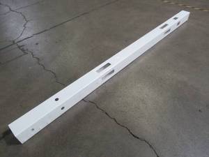 lot 54 image: Veranda Anderson 5 in. x 5 in. x 9 ft. White Vinyl Fence Corner Post, 73040164 - NEW