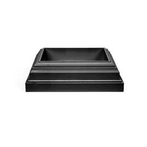 lot 153 image: (1 Case of 26) Fiberon Homeselect Midnight Black PVC Deck Post Base Trim POST SL MLD 4 BLK L - NEW
