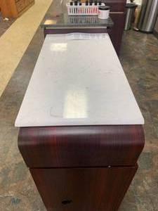 lot 14 image: Nail Station Marble Top Table & Contents
