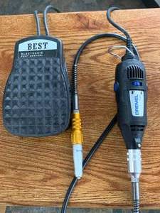lot 73 image: Nail Mac, Dremel with Foot Pedal