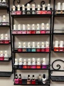 lot 108 image: Lot of 36 Gel Nail Polish & Rack