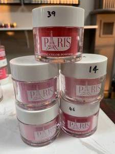 lot 112 image: Lot of Paris Color Dipping Nail Powders 2oz ($15 each on Amazon)