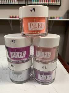 lot 121 image: Lot of Paris Color Dipping Nail Powders 2oz ($15 each on Amazon)