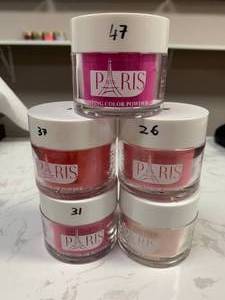 lot 122 image: Lot of Paris Color Dipping Nail Powders 2oz ($15 each on Amazon)