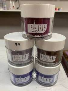 lot 125 image: Lot of Paris Color Dipping Nail Powders 2oz ($15 each on Amazon)