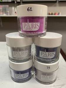 lot 126 image: Lot of Paris Color Dipping Nail Powders 2oz ($15 each on Amazon)