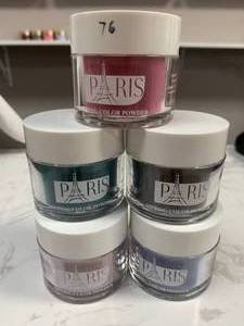 lot 128 image: Lot of Paris Color Dipping Nail Powders 2oz ($15 each on Amazon)