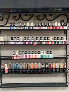 lot 102 image: Lot of 69 Essie & OPI Nail Gel & Rack