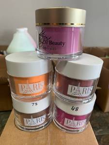 lot 120 image: Lot of Paris Color Dipping Nail Powders 2oz ($15 each on Amazon)