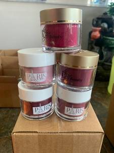 lot 130 image: Lot of Paris Color Dipping Nail Powders 2oz ($15 each on Amazon)