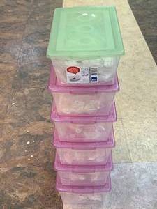 lot 161 image: 6 Tubs of White Nail Tips
