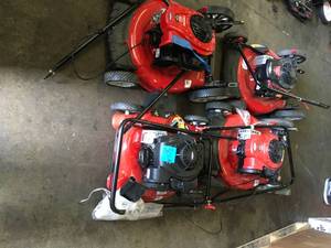GAYLORD FULL WITH 4 TROY BILT LAWN MOWERS NOT CHECKED SEE PICS