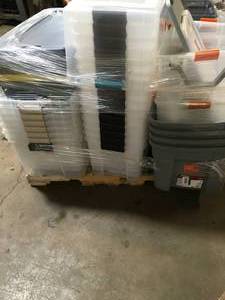 LOT WITH PLASTIC BINS SEE PICS