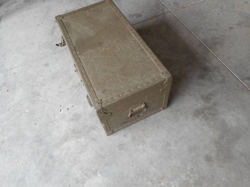 Metal Army Chest