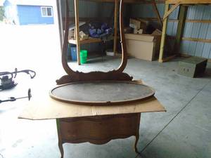 1920s Dresser with Mirror