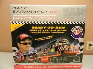 lot 1 image: DALE EARNHARDT LIONEL ELECTRIC TRAIN SET - NEW IN BOX - AWESOME SET - SEE PICTURES