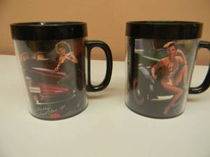lot 30 image: 2 - Vintage Snap-On Tools Insulated Toolmate EDITION Thermo-Serv Mugs 1988 - VERY COLLECTIBLE - NICE - SEE PICTURES