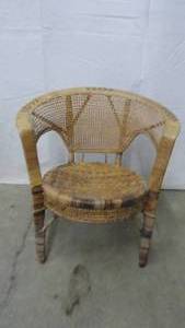 Brown Wicker Chair