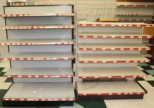 lot 13 image: (2) Single Sided Shelving Units