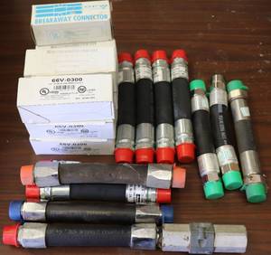 lot 98 image: Gas Breakaways & short Hose