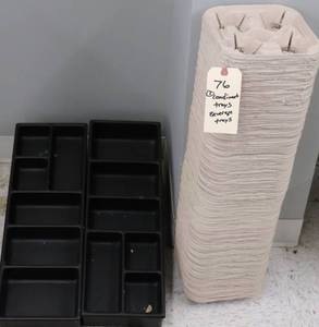 lot 76 image: 2 Condiment Trays & Beverage Trays
