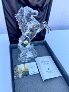 lot 45 image: Waterford Crystal Rearing Horse #0305044400 Made in Ireland