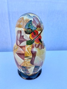 lot 50 image: Marc Chagall Russian Nesting Dolls (Matryoshka)- Signed