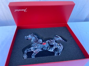 lot 54 image: Baccarat Crystal Rearing Horse - Made in France
