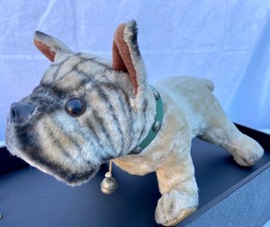 lot 67 image: Antique Stuffed Toy Bulldog- Rare
