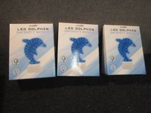 3 Dolphin LED Infinity 2 Sided Mirr...