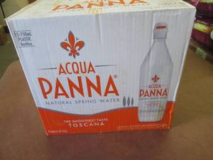 Case of 12-750 ml Bottles Acqua Pan...