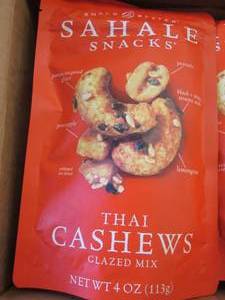 6- 4 oz Bags Sahale Thai Cashews...