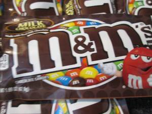 12- 1.69 oz pks M&Ms Best Date 82...