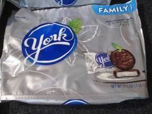 4- 17.3 oz Bags York Dark Chocolate...