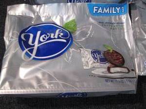 4- 17.3 oz Bags York Dark Chocolate...