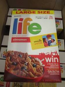 7- 18 oz Boxes Life Cinnamon Cereal...