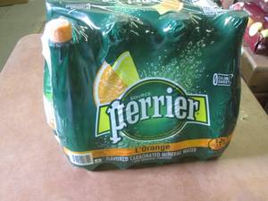 12-33.8 oz Bottles Perrier LOrange...