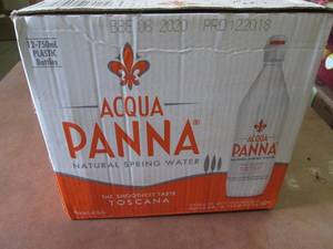 Case of 12-750 ml Bottles Acqua Pan...
