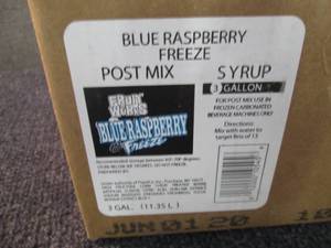 3 Gallons Fruit Works Blue Raspberr...