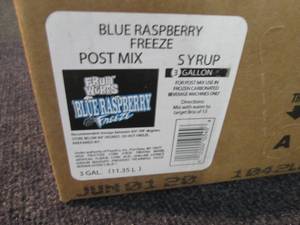 3 Gallons Fruit Works Blue Raspberr...