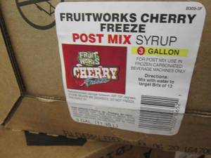 3 Gallons Fruit Works Cherry Freeze...