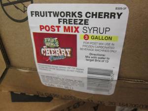3 Gallons Fruit Works Cherry Freeze...