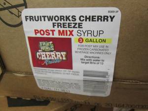 3 Gallons Fruit Works Cherry Freeze...