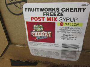 3 Gallons Fruit Works Cherry Freeze...