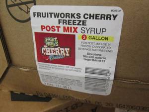 3 Gallons Fruit Works Cherry Freeze...