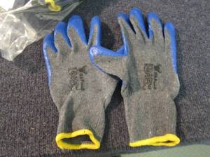 12 Pair L Textured Late Coated Grip...