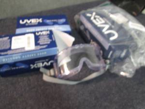 4 Honeywell Uvex Safety Goggles...