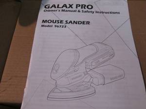 Galax Pro Mouse Sander open box...