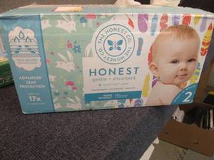 76 pk Honest Diapers...